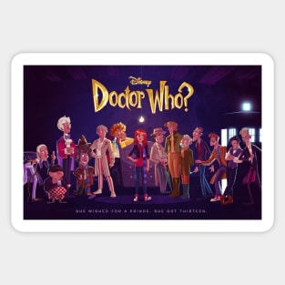 Doctor Who and the 13 Doctors Movie Sticker